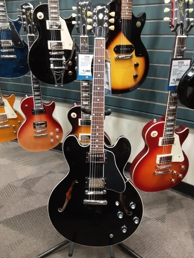 ES-335 DOT Semi-Hollow Body Electric - Vintage Ebony